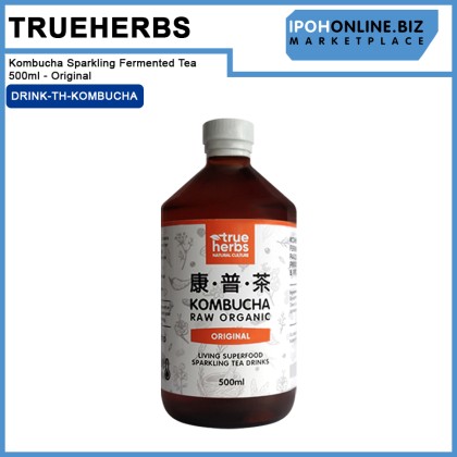 Trueherbs Kombucha Sparkling Fermented Tea 500ml - Original